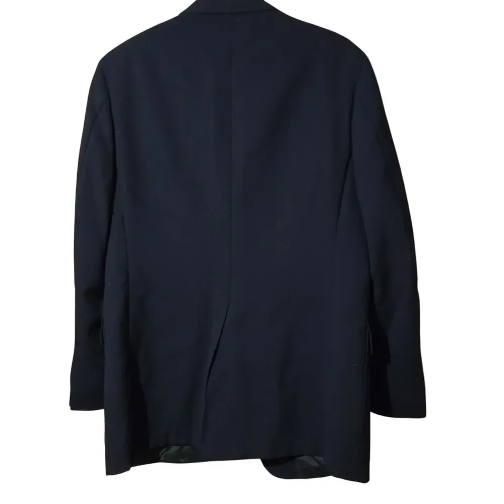 Vintage Palm Beach Med/Large High Quality Classic Black Blazer [0149]
